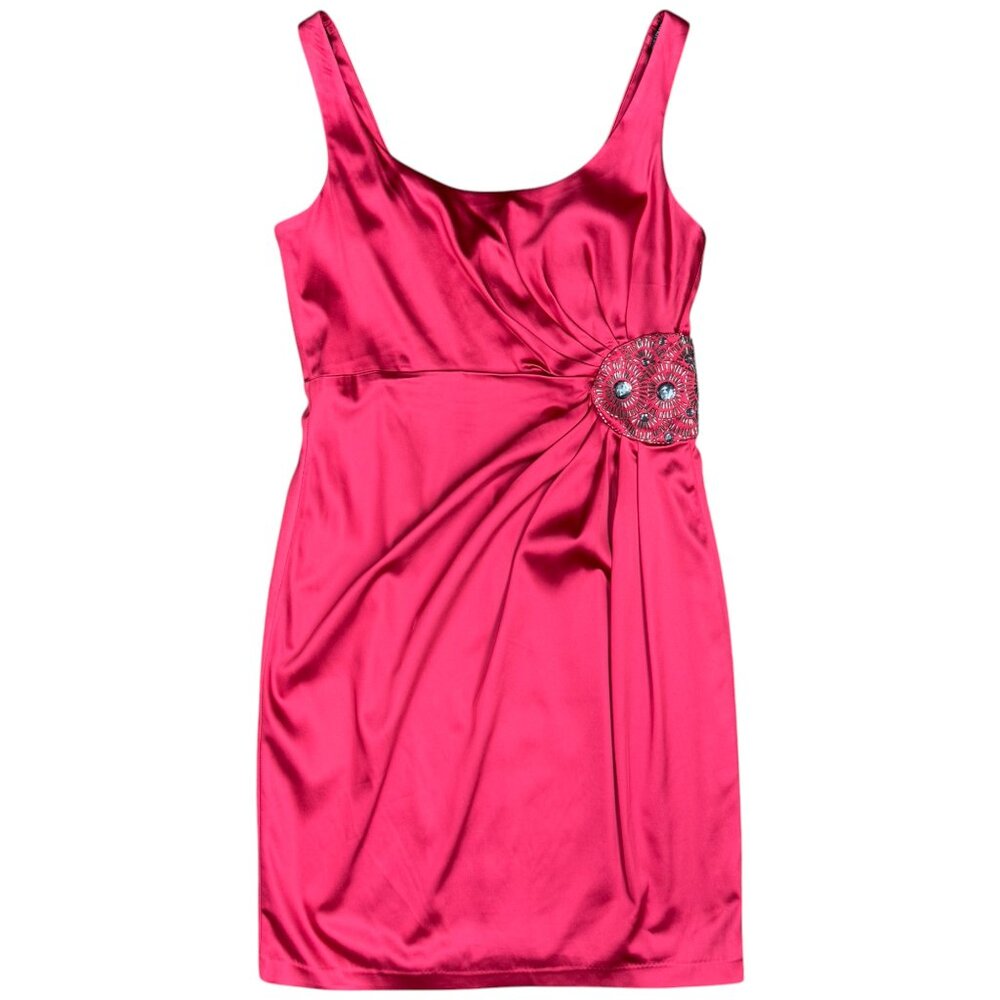 Maggie London Women’s‎ NEW Satin Cerise Dress | Size 14
